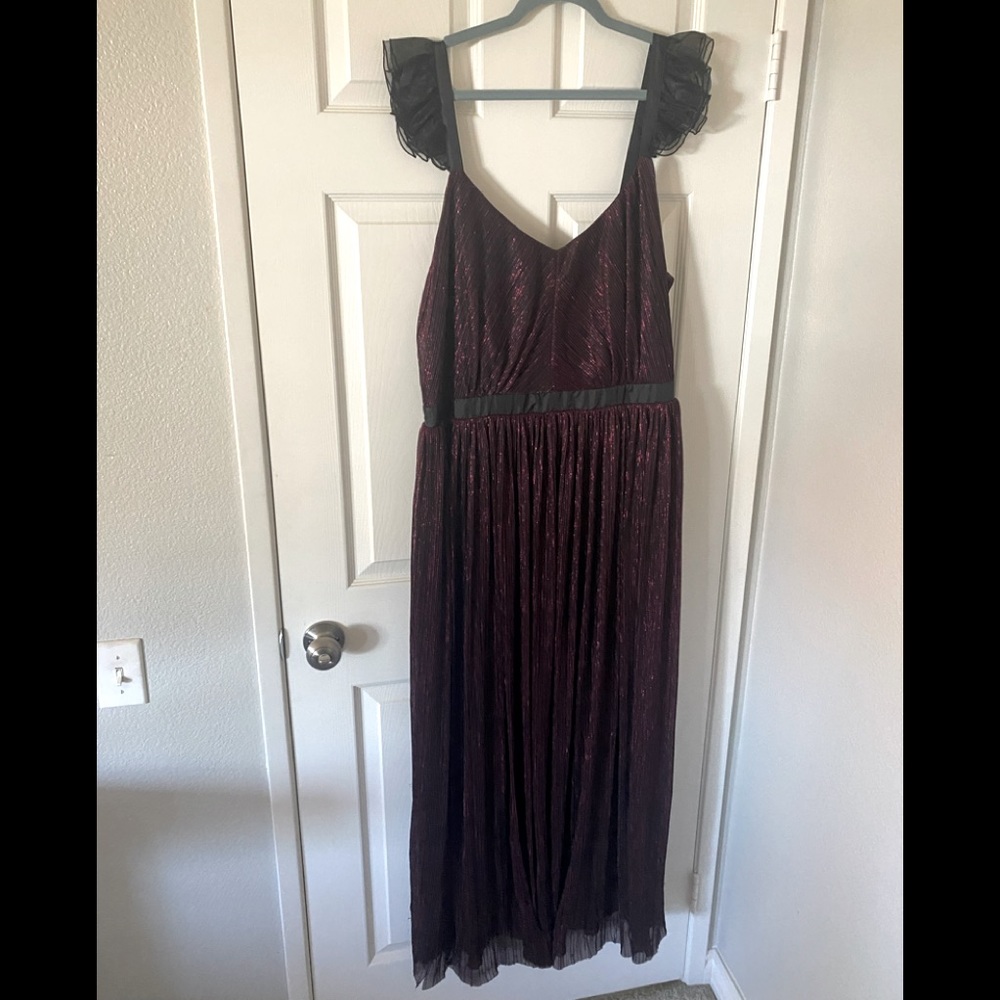 Eloquii Purple Shimmer Gown NWT ✨ make an offer